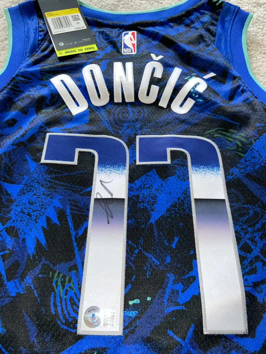 Luka Doncic Dallas Mavericks 35x43 Framed Jersey / 2019 NBA