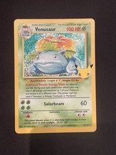 Venusaur 15/102 Celebrations: Classic Collection Holo Pokemon Card Rare