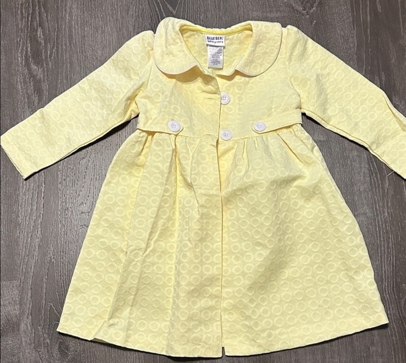 Blueberi  Boulevard 2Piece Yellow Dress Set Size 5 Girls