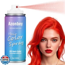 Red Hair Spray Temporary Hair Color Spray for Kids Women,Hair Wax Dye Pomades