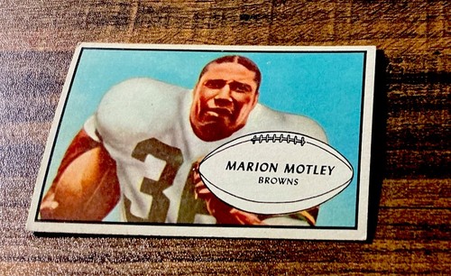 Marion Motley #9 1953 Bowman card