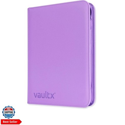 9 Pocket Trading Card Zip Binder, 360 Cards,  Exo-Tec Album Material, 20 Side...