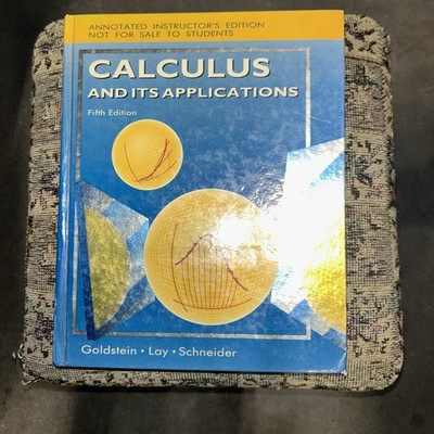 Annotated Instructor's Edition (Calculus and Its Applications)