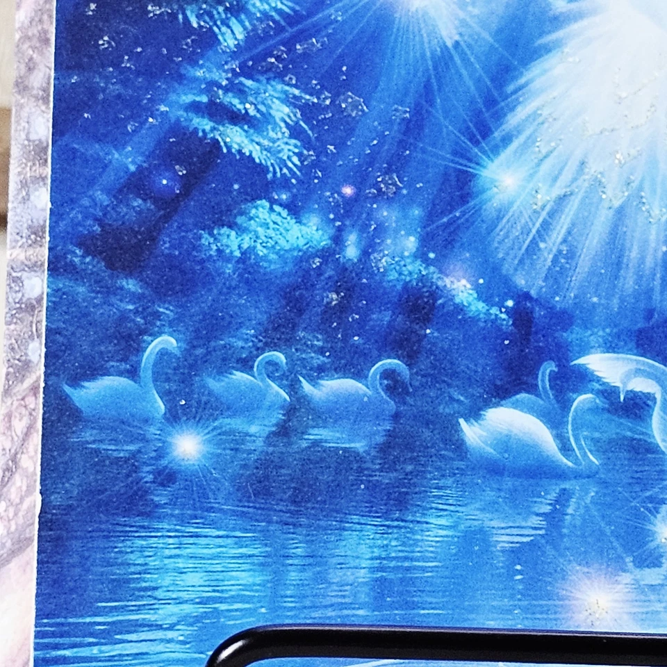 Leanin Tree Birthday Greeting Card Odette Blue Dancing Fairy Glitter - Image 4 of 4