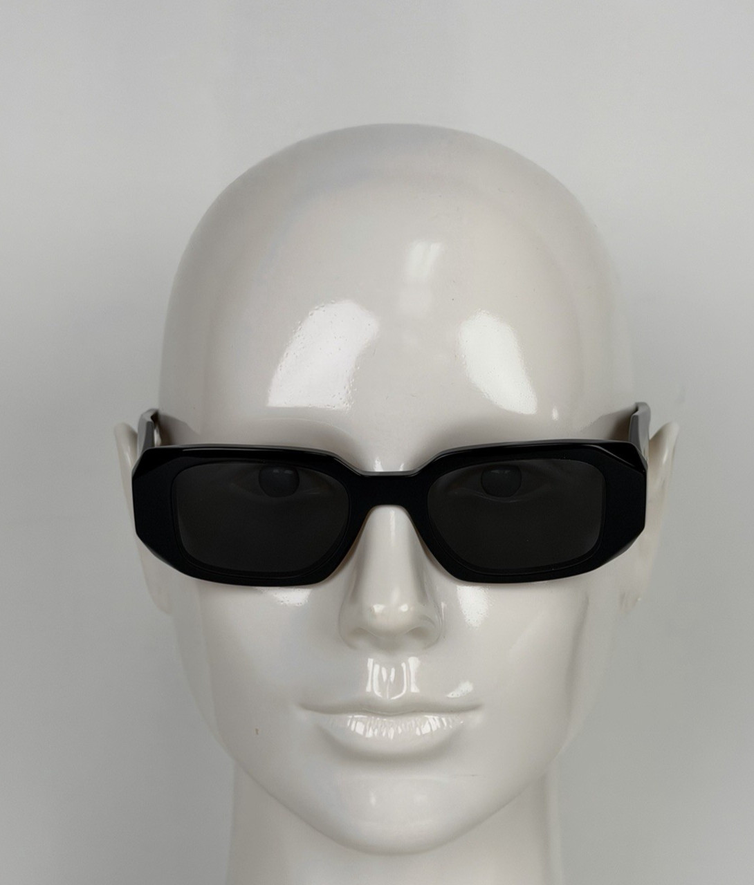 Prada PR 17WS Symbole Rectangular Sunglasses in B… - image 2