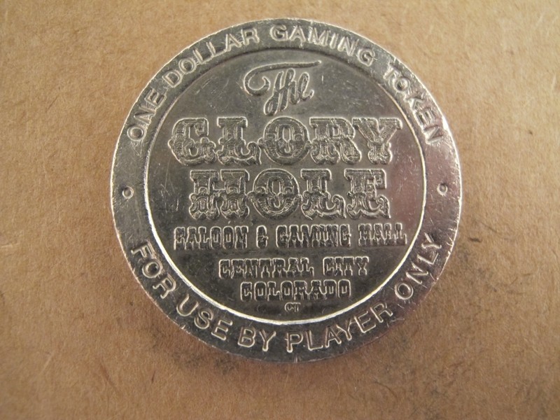 THE GLORY HOLE  $1.00 CASINO GAMING TOKENS (9 EACH) UNCIRCULATED  CONDITION