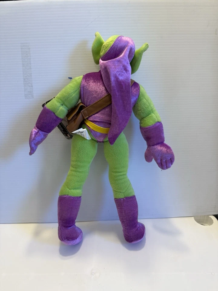 2001 Ultimate Marvel Spider-man’s Green Goblin Plush Kelly Toy With Tag See Pics - Image 2 of 3
