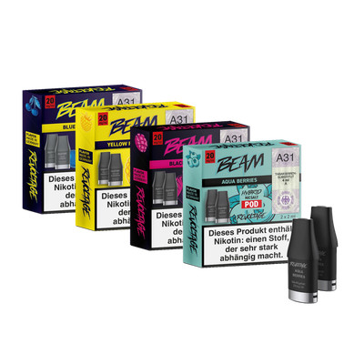 Revoltage Beam Pods mit 20mg/ml Nikotin ähnlich Elfa Pods aber für Beam System