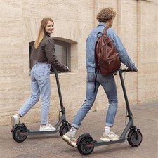 AOVOPRO Adults Electric Scooter, 10" Folding 500W 22MPH EScooter Dual Suspension