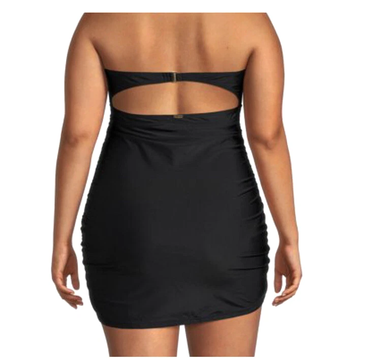 Traje de baño de una pieza para mujer VESTIDO DE BAÑO de Nicole Miller Foto 2 de 4