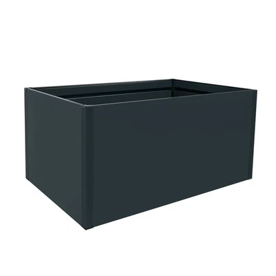 osoltus Hochbeet Doppelwandig Stahl verzinkt grau 150x100x80cm 45kg