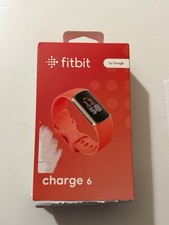Fitbit Charge 6 Fitness Tracker GPS Heart Rate Orange Brand New In Box UK Seller