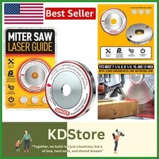 Portable Miter Saw Laser Guide Recessed Laser for Precise Cuts, Battery Powered