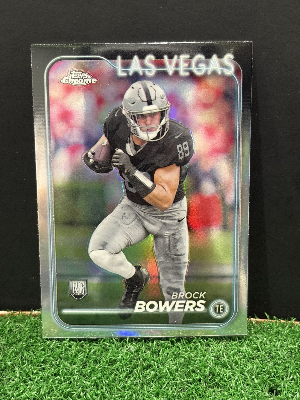 2024 Topps Chrome Rookies Refractor Brock Bowers #207 Rookie RC