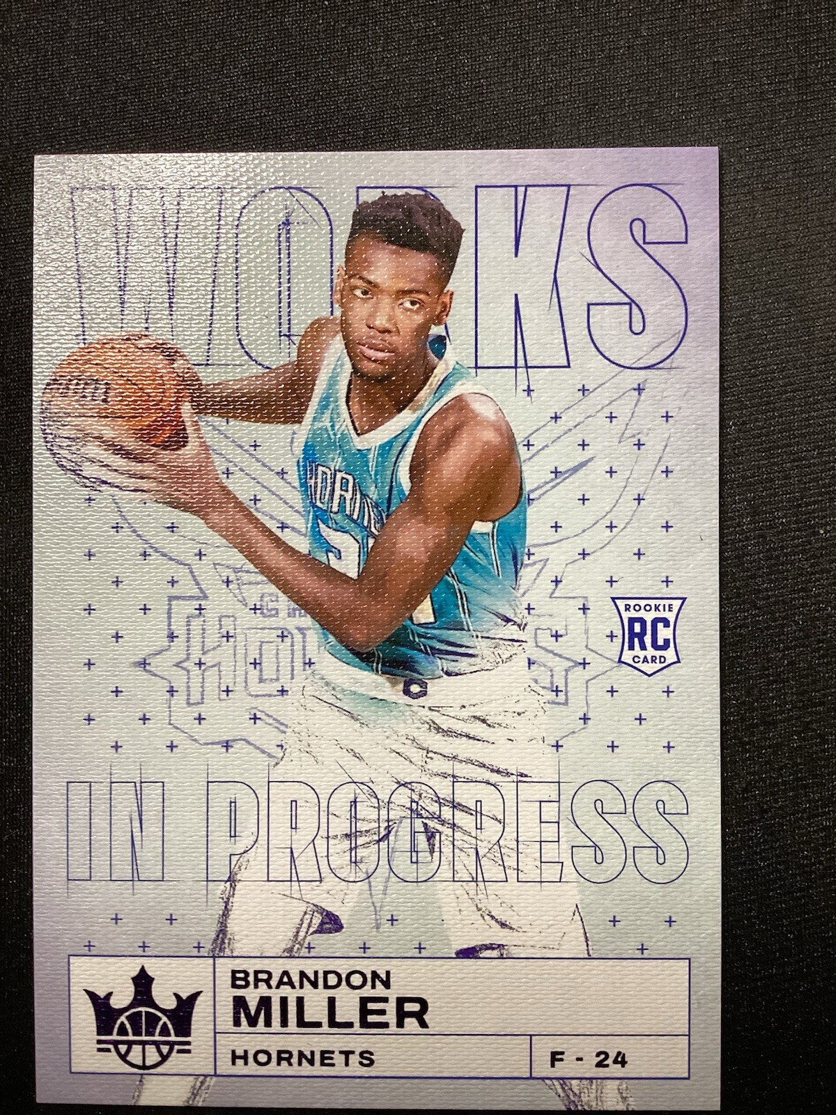 2023 Court Kings Violet #3/49 BRANDON MILLER Rookie Works In Progress