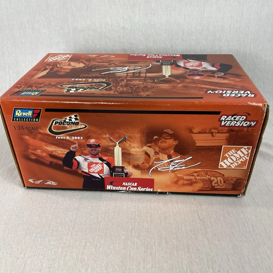 Tony Stewart 2003 NASCAR литая модель 1:24 Home Depot Pocono гоночные версии ограниченное издание - Изображение 3 из 4
