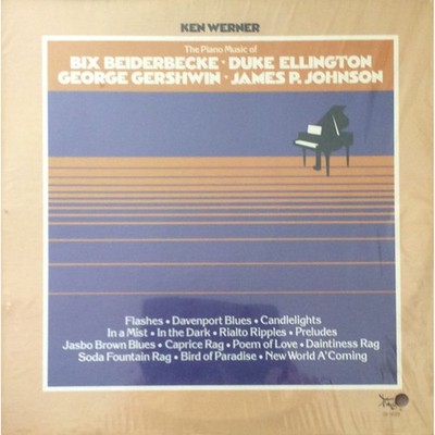 Kenny Werner - The Piano Music Of Bix Beiderbe (Vinyl LP - 1978 - US - Original)