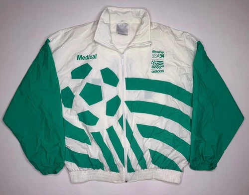 Vintage 1994 World Cup FIFA Medical Staff Jacket RARE Soccer 90’s Maradona L