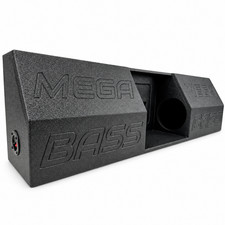 Universal Single Regular Cab Subwoofer Box 2x8  Ford Gm Bolero Style Mega Bass