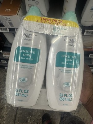 Equate Beauty Sensitive Skin Body Wash Twin Pack 2 x 22 fl oz Paraben-Free
