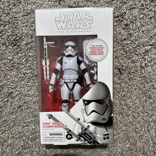 Star Wars Black Series First Order Stormtrooper Fig 97 Hasbro NRFB w/protector