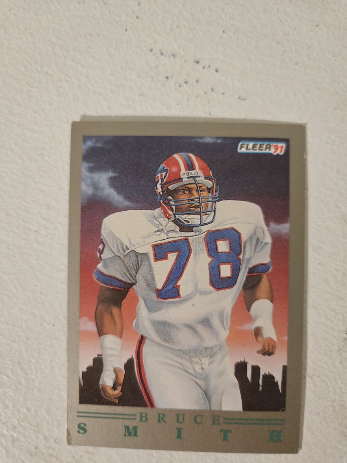 1991 Fleer - Pro Vision Bruce Smith #8