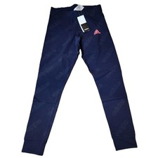 Adidas Cotton Leggings - Women  s Small Legend Ink Print