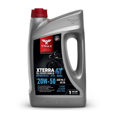 TRIAX XTerra 4T 20W-50 V-TWIN Full Synthetic Engine Oil (1 Gallon)