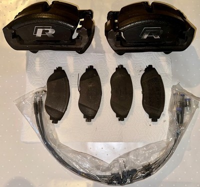 OEM VW MK7 Golf R/GTI PP/S3 340mm Front Brake KIT: Calipers+Carriers+iSweep Pads