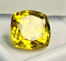Natural Yellow Sapphire Cushion Cut 7-9 Ct Loose EGL Certified Gemstone TQ917