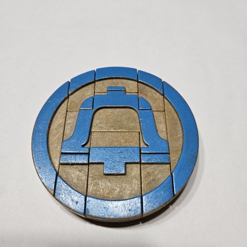 BELL AT&T Long Lines Promotional Wood Puzzle Disc