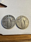 (2) One Each 1930, 1929   Standing Liberty Quarter VERY GOOD  Condition