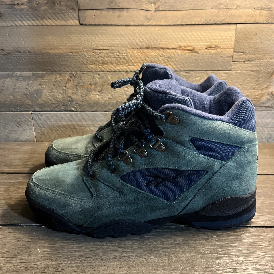 Botas de camping vintage Reebok Hexalite senderismo cuero gamuza azul 9,5 Foto 3 de 4