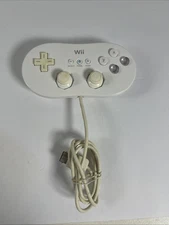 White Classic Controller Nintendo Wii RVL-005 Pro OEM Genuine Official Authenti
