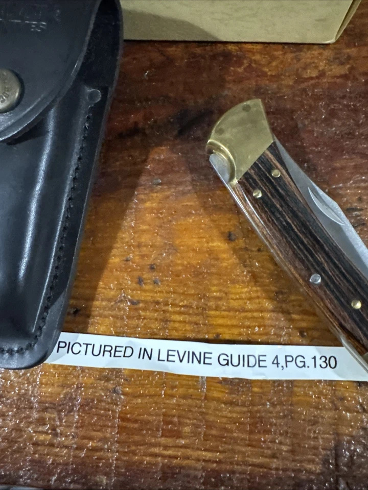 Cuchillo Buck 110 - Vintage 1994. Excelente! Foto en libro guía de cuchillos Levine. Foto 2 de 4