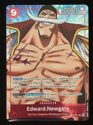 Edward.Newgate (OP02-004) (Alternate Art) - Paramount War (OP02) - One Piece