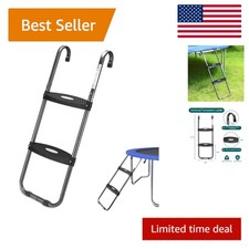 Trampoline Ladder with Safe Anti-Slip Steps for Kids 220Lbs Capacity