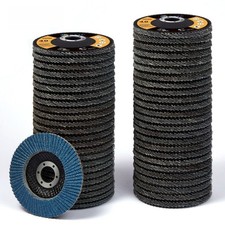 40 PACK 4-1/2" Zirconia Flap Disc 4.5 inch Grinding Wheels Angel Grinder 40 Grit
