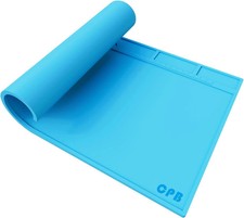 CPB Silicone Soldering Repair Mat, Heat Resistant Work Mat with Scale Rule and S