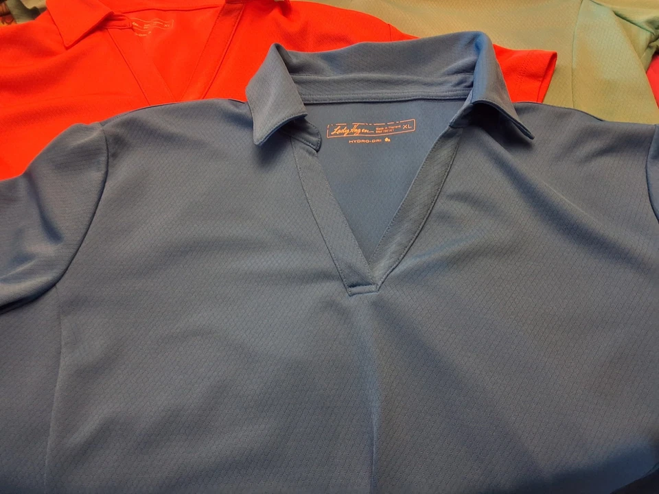 Lot Of 4 Women's Lady Hagen Short Sleeve Golf Shirts Hydro Dri XL - Image 4 of 4