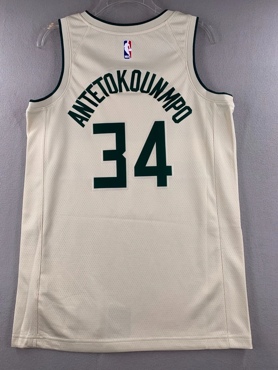 Milwaukee Bucks Giannis Antetokounmpo Cream City Swingman Jersey