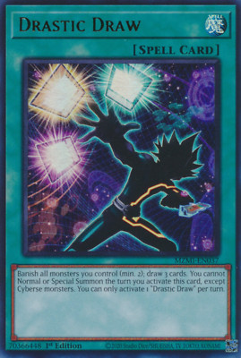 1X NM Drastic Draw - MZMI-EN037 - Ultra Rare 1st Edition yugioh
