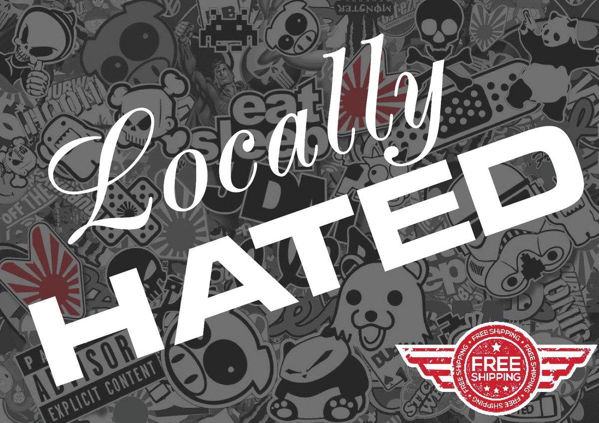 JINTORA Adesivo Per Auto - Odio Gli Speedbump Pazzi - 210x34 Mm - JDM - Foto 5