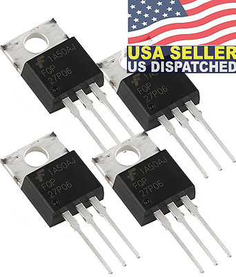 Fairchild/ON Semiconductor FQP27P06 MOSFET P-CH 60V 27A TO-220