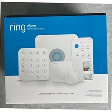 NEW SEALED Ring Alarm Home Security System 8-Piece Kit White Alexa Wireless