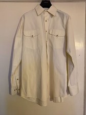Walls Authentic Ranch Wear Button Down Snap Shirt Size M Medium 100 Cotton