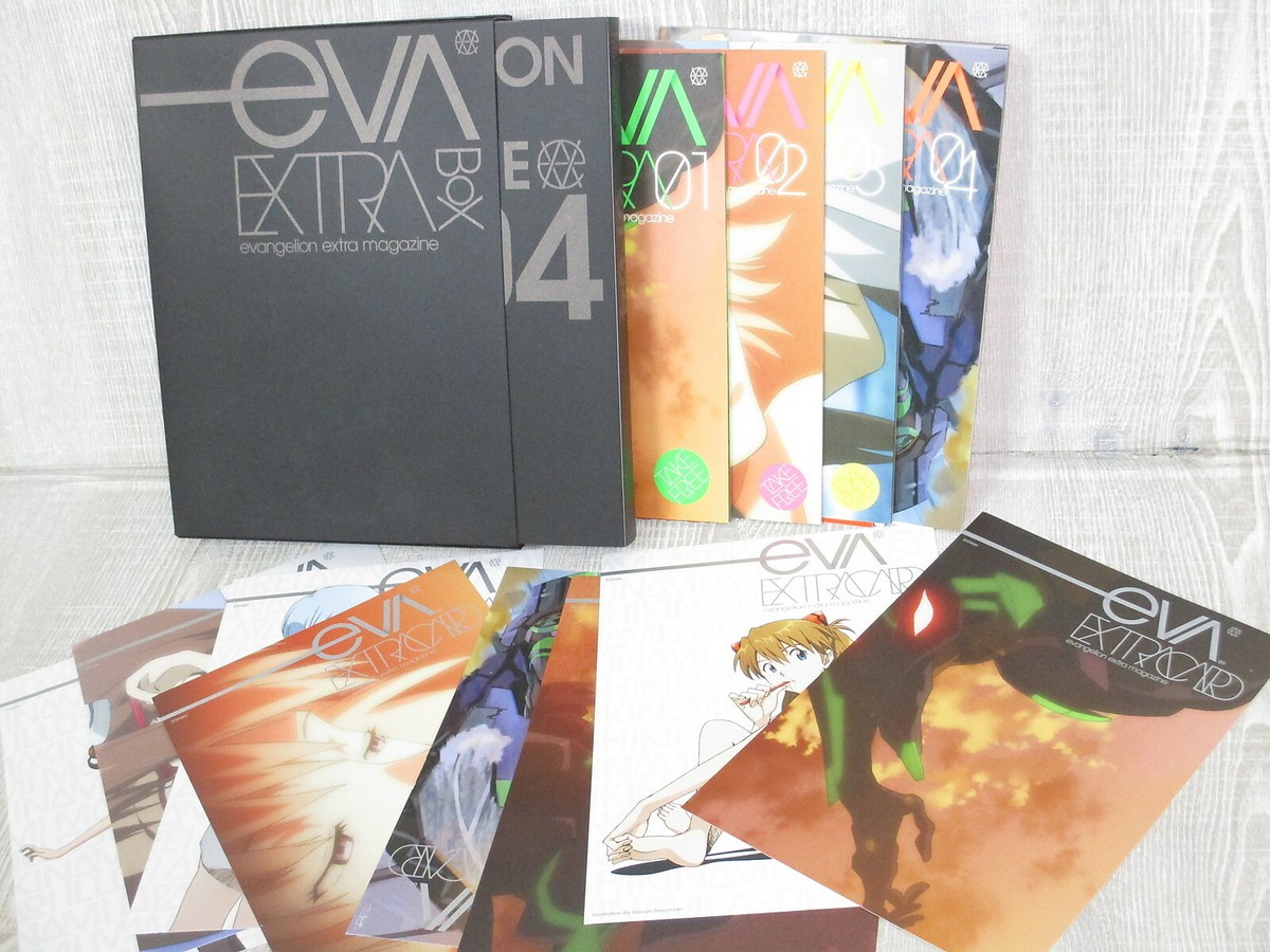 エヴァンゲリオン ブックマーク EVANGELION EVA EXTRA MAGAZINE 01-04 Complete Art Set Fan Book 2009