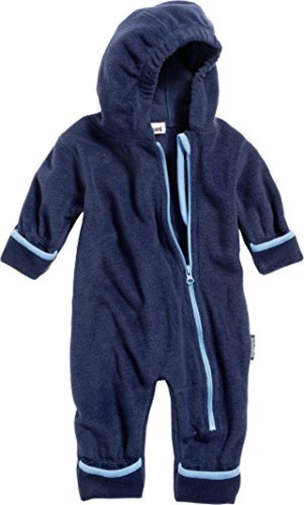 (TG. 9-12 mesi (Taglia produttore:80 cm)) Playshoes Fleece-Overall farblich abge