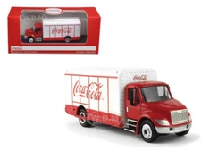 "COCA-COLA" BEVERAGE TRUCK RED/WHITE 1/87 (HO) SCALE DIECAST MODEL BY MCC 870001