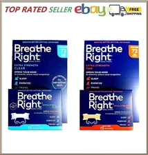Breathe Right Extra Strength Nasal Strips, 72 Strips
